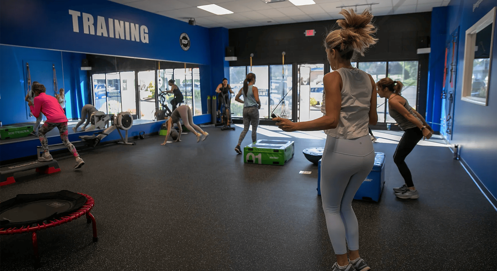 people training together at Energy Zone Fitness people training together at Energy Zone Fitness