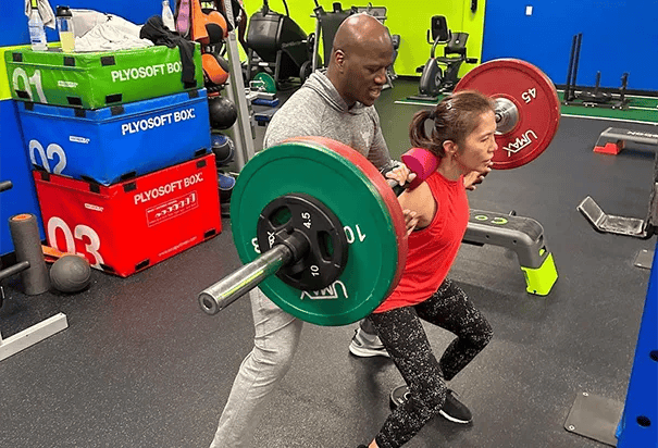 strength training at Energy Zone Fitness